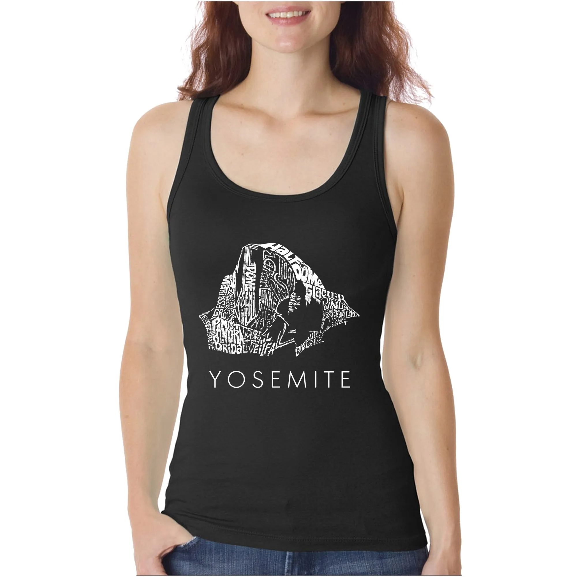 Yosemite - Women's Word Art Tank Top sold by LA Pop Art