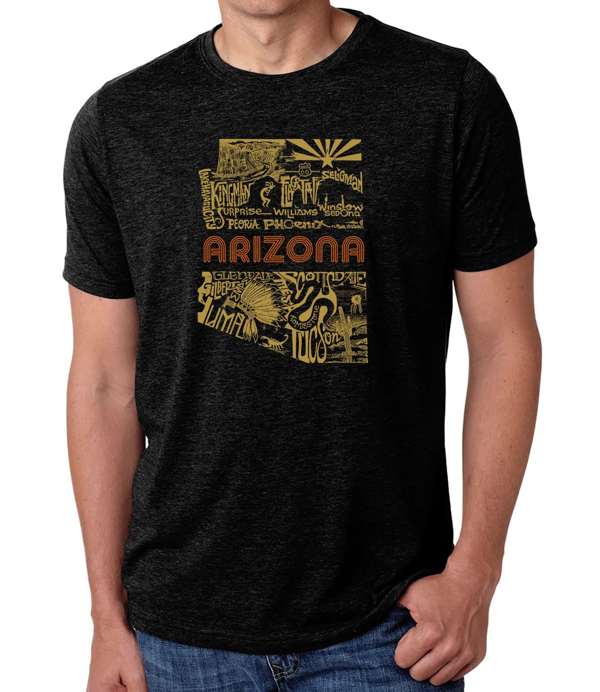 Az Pics - Men's Premium Blend Word Art T-Shirt sold by LA Pop Art