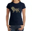 Lion - Women's Word Art T-Shirt sold by LA Pop Art