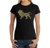 Lion - Women's Word Art T-Shirt sold by LA Pop Art