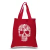 Sex, Drugs, Rock & Roll - Small Word Art Tote Bag sold by LA Pop Art
