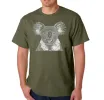 Koala - Men's Word Art T-Shirt sold by LA Pop Art