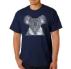 Koala - Men's Word Art T-Shirt sold by LA Pop Art