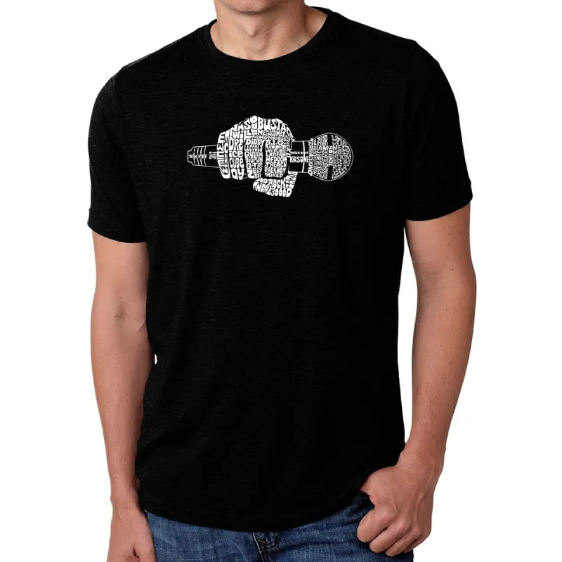 90's Rappers - Men's Premium Blend Word Art T-Shirt sold by LA Pop Art