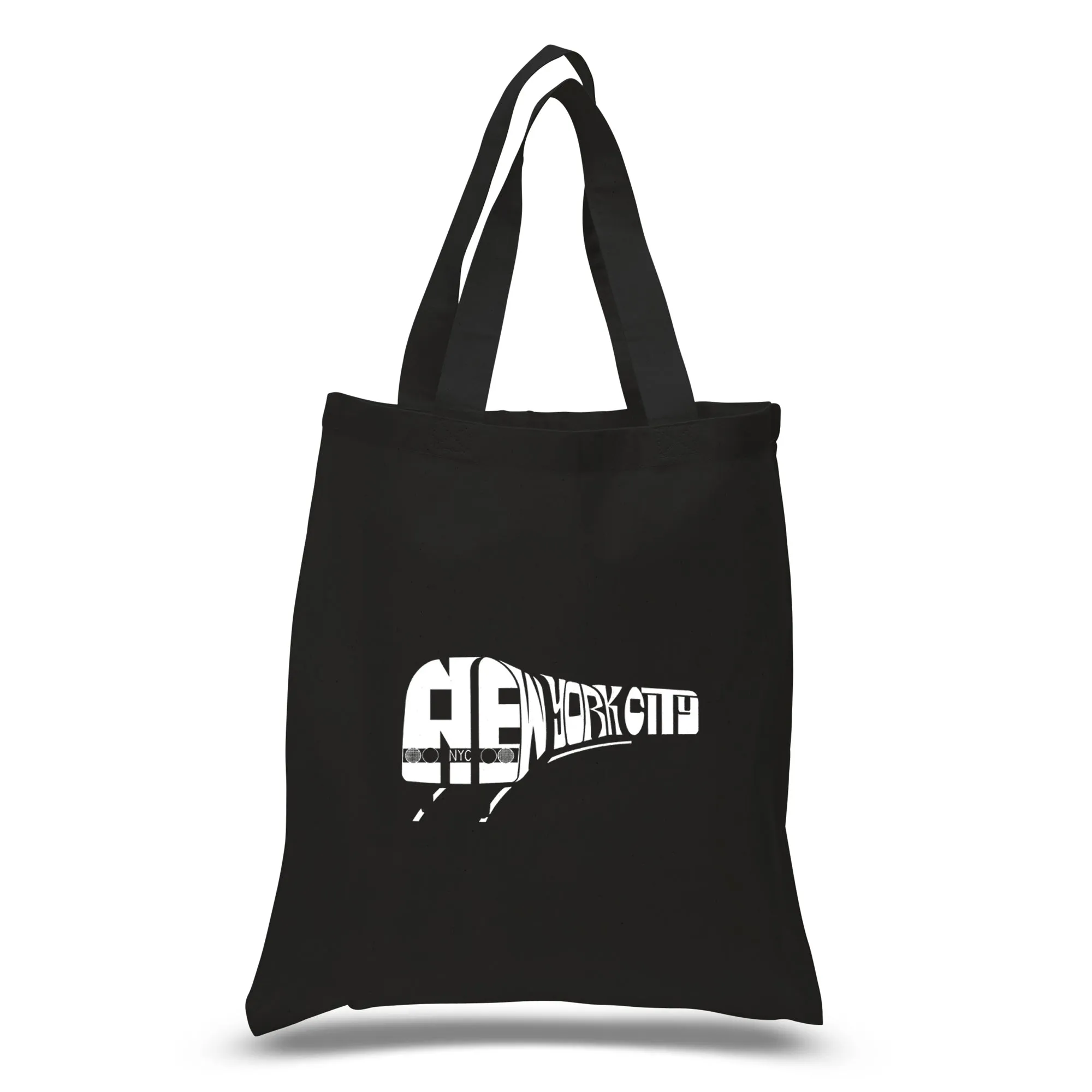 NY SUBWAY - Small Word Art Tote Bag sold by LA Pop Art