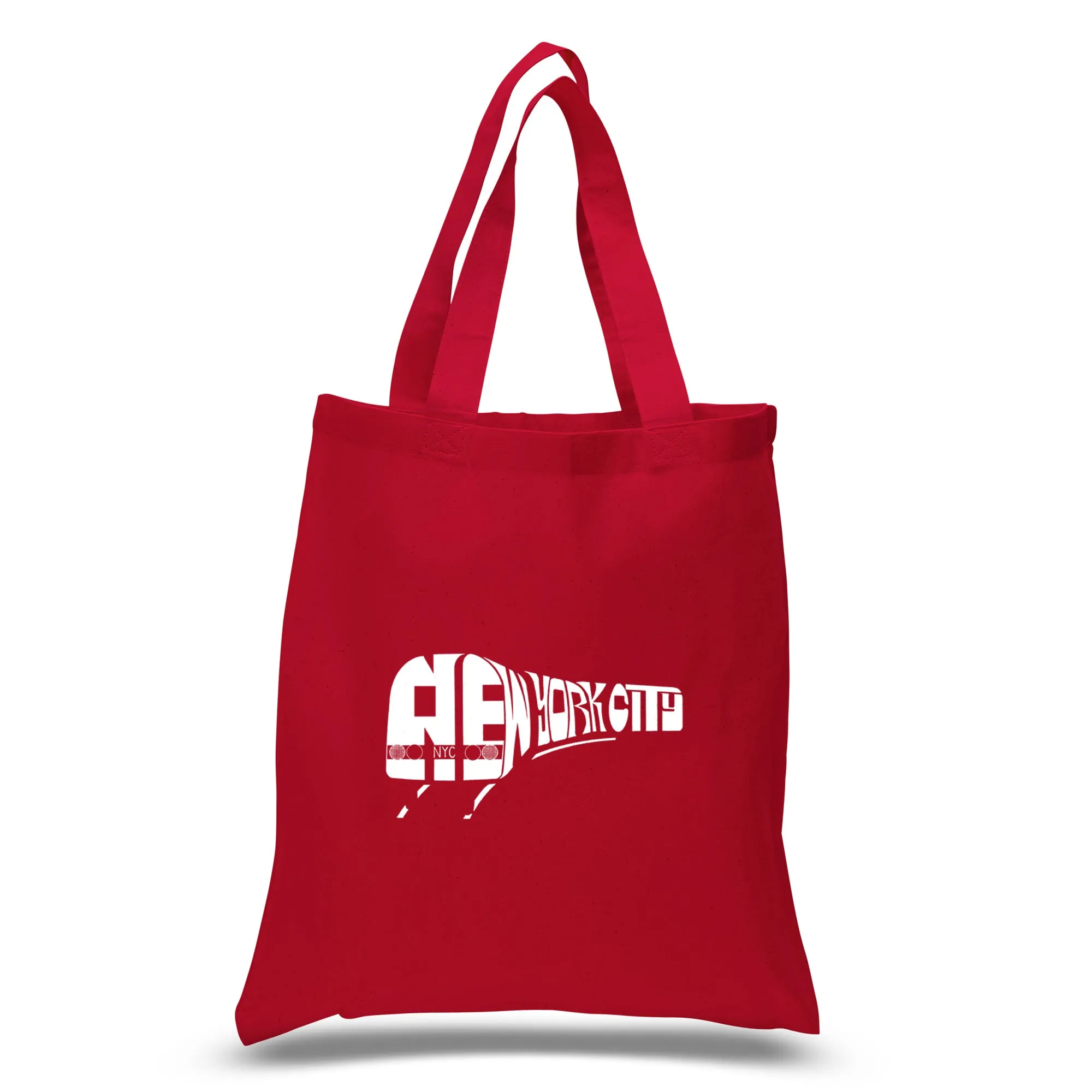 NY SUBWAY - Small Word Art Tote Bag sold by LA Pop Art product image thumbnail 3