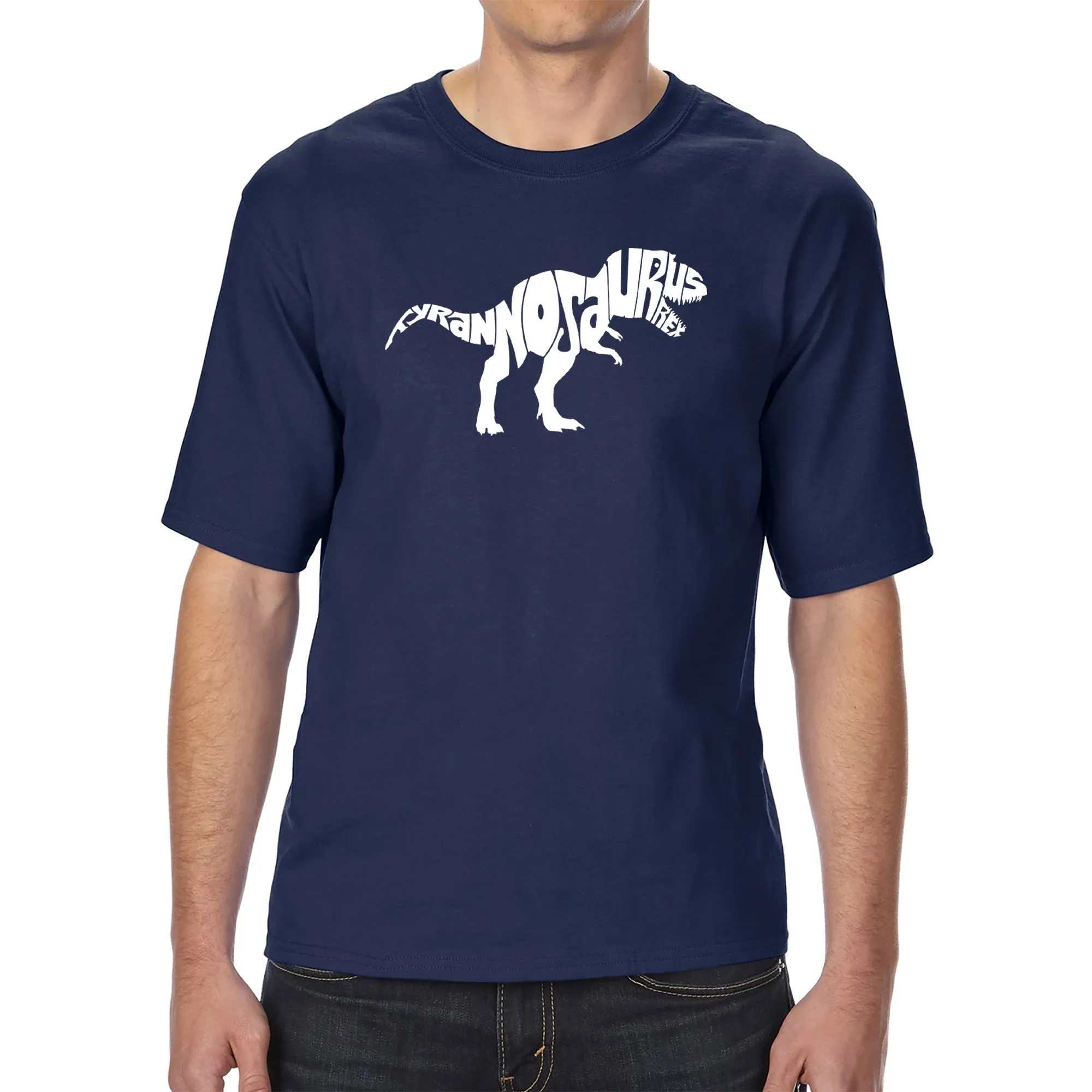 TYRANNOSAURUS REX - Men's Tall Word Art T-Shirt sold by LA Pop Art product image thumbnail 3