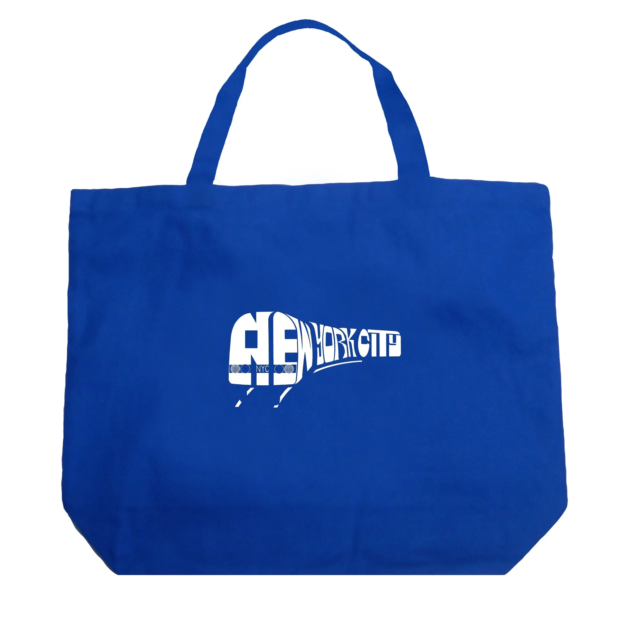 NY SUBWAY - Large Word Art Tote Bag sold by LA Pop Art product image thumbnail 5