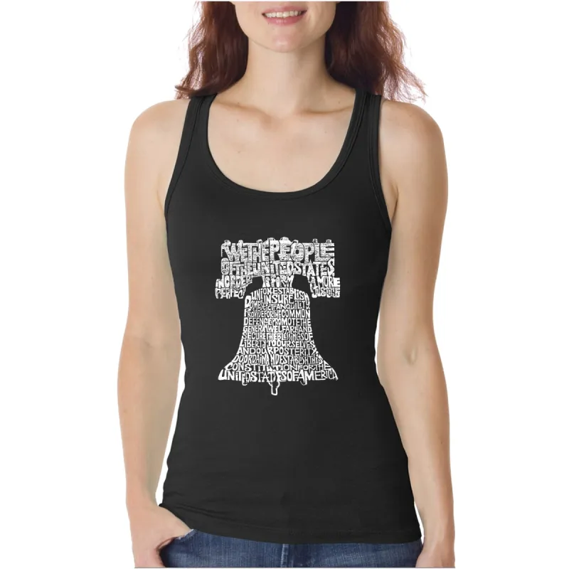 Liberty Bell - Women's Word Art Tank Top sold by LA Pop Art