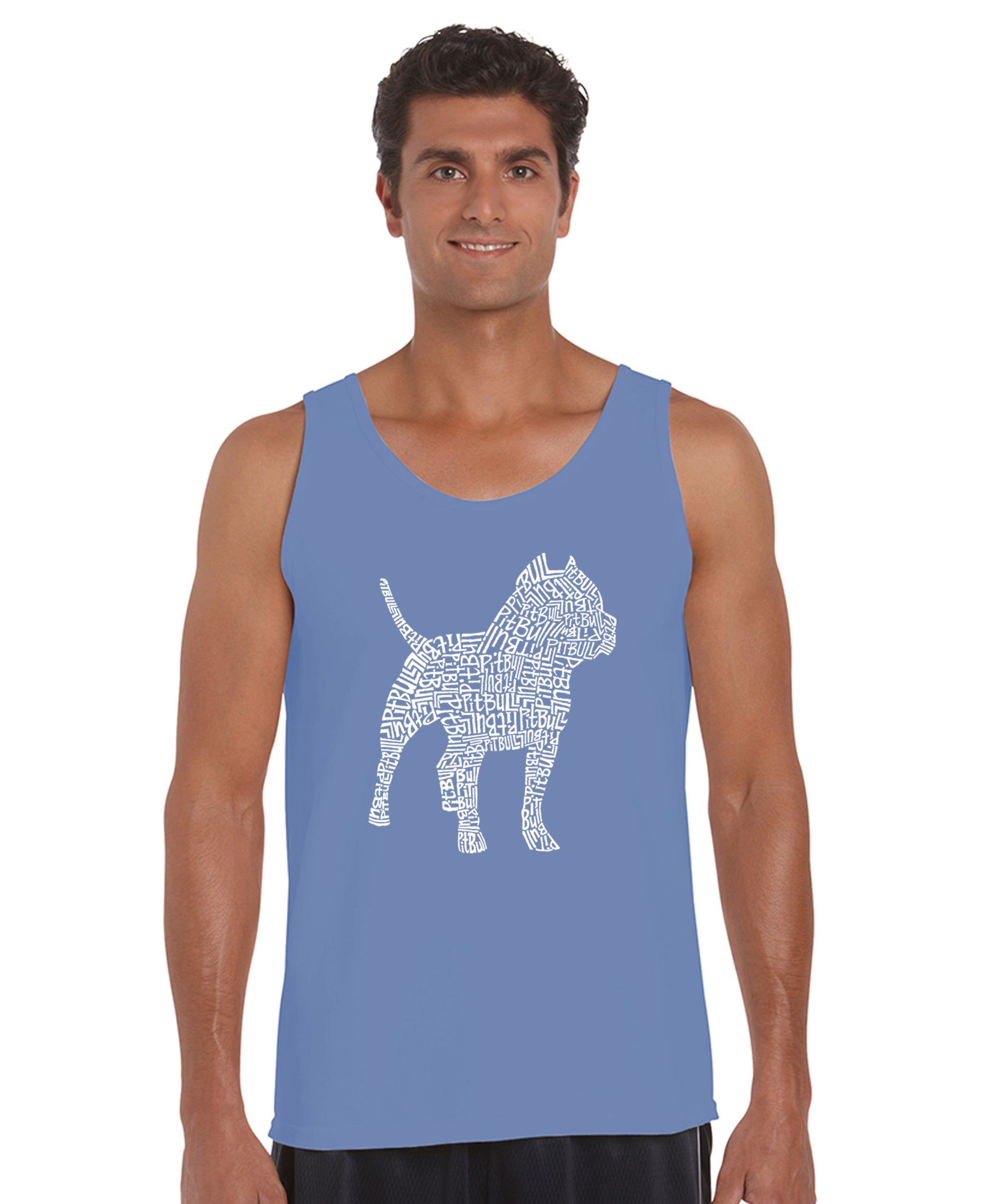 Pitbull - Men's Word Art Tank Top sold by LA Pop Art product image thumbnail 3