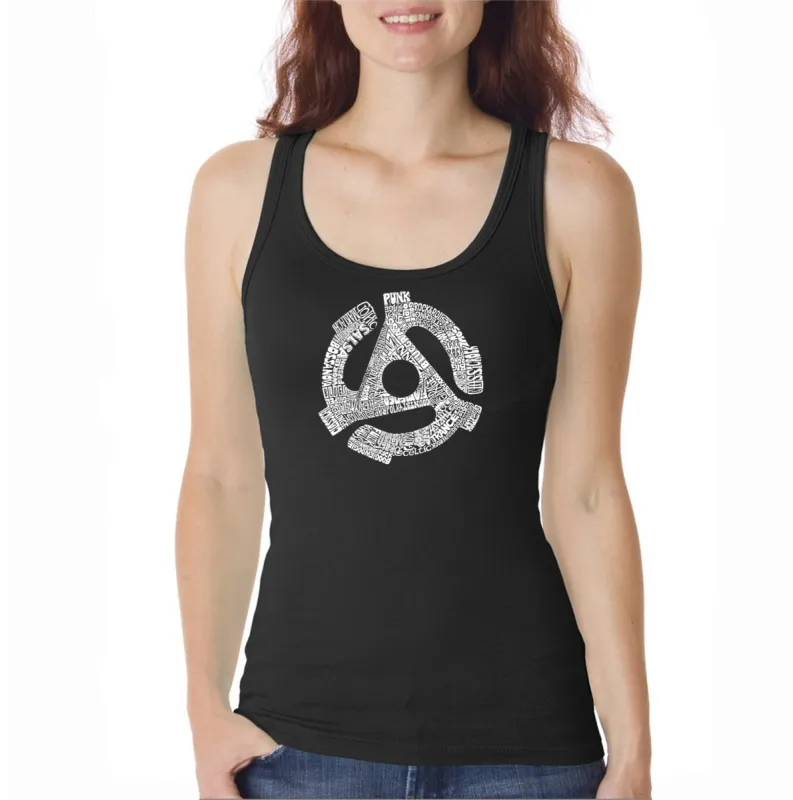 Record Adapter  - Women's Word Art Tank Top sold by LA Pop Art