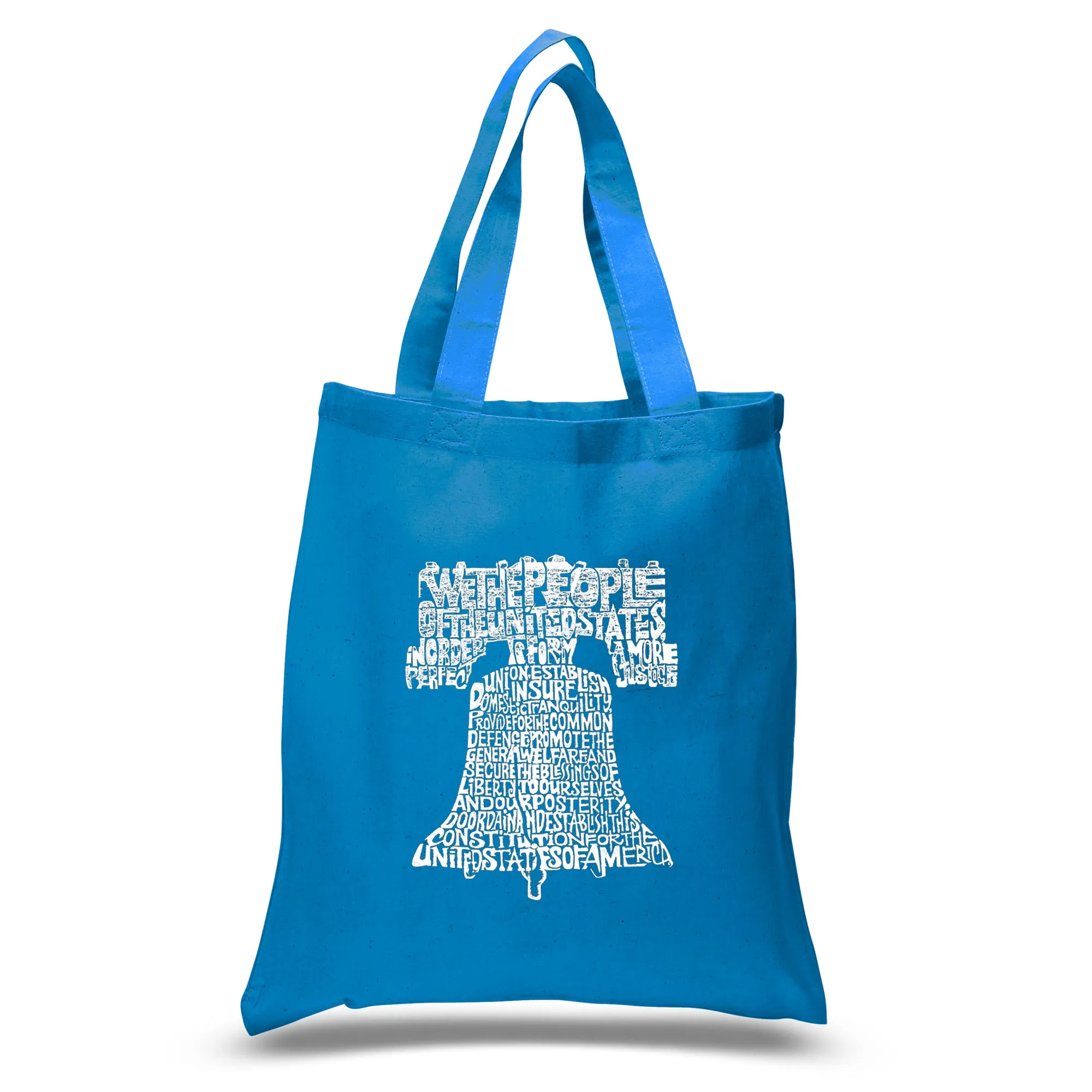 Liberty Bell - Small Word Art Tote Bag sold by LA Pop Art product image thumbnail 5