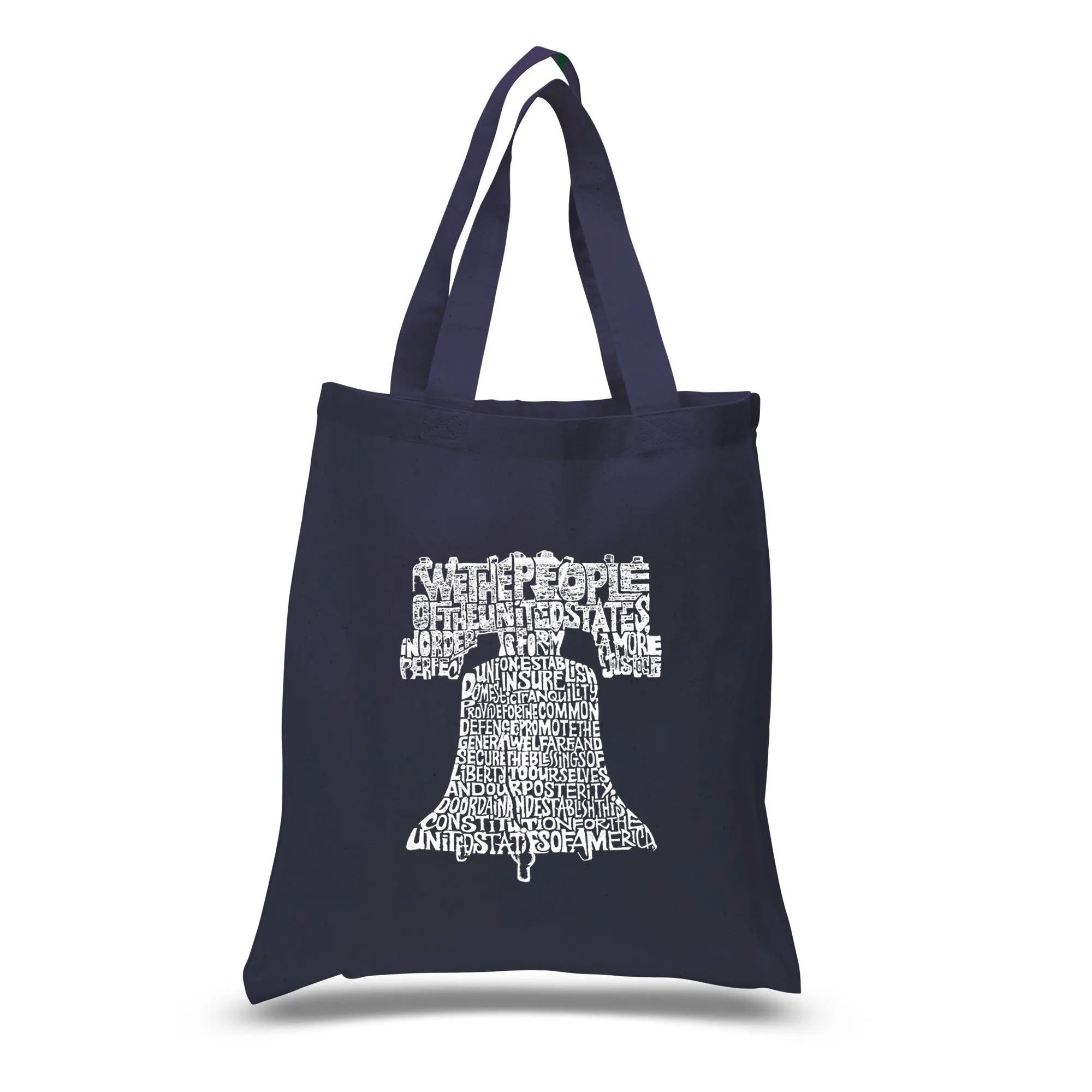 Liberty Bell - Small Word Art Tote Bag sold by LA Pop Art product image thumbnail 4