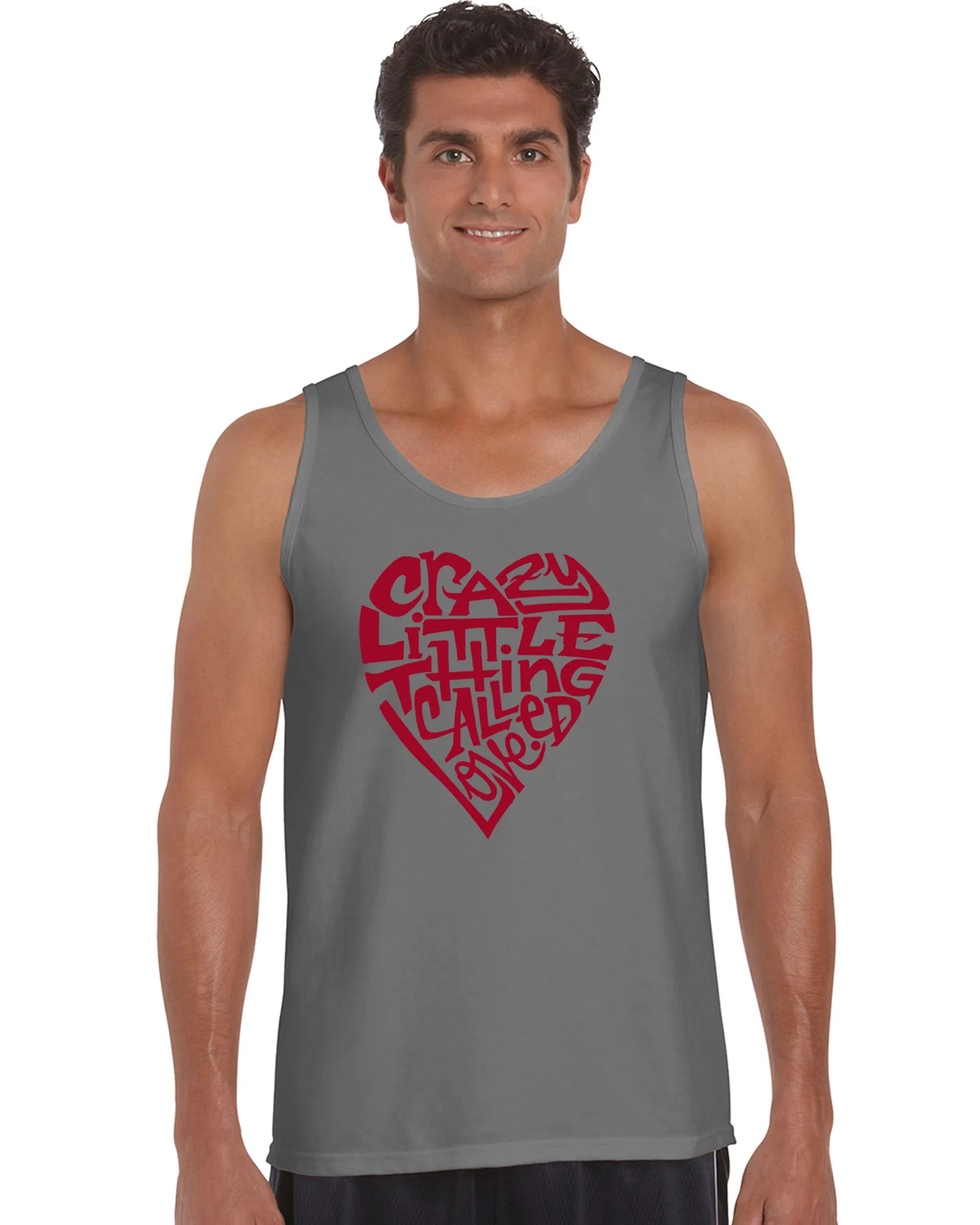 Crazy Little Thing Called Love - Men's Word Art Tank Top sold by LA Pop Art product image thumbnail 4