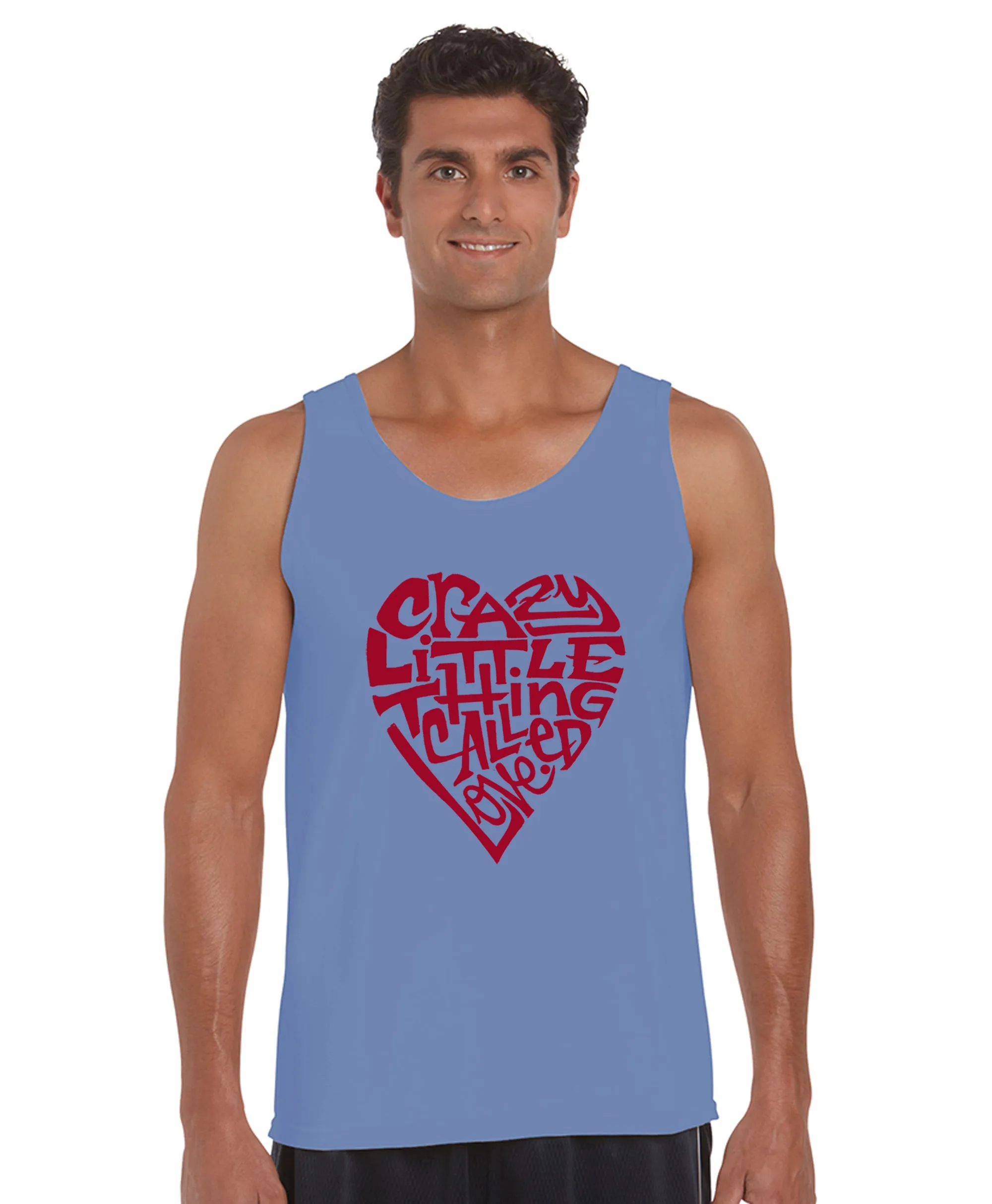 Crazy Little Thing Called Love - Men's Word Art Tank Top sold by LA Pop Art product image thumbnail 5