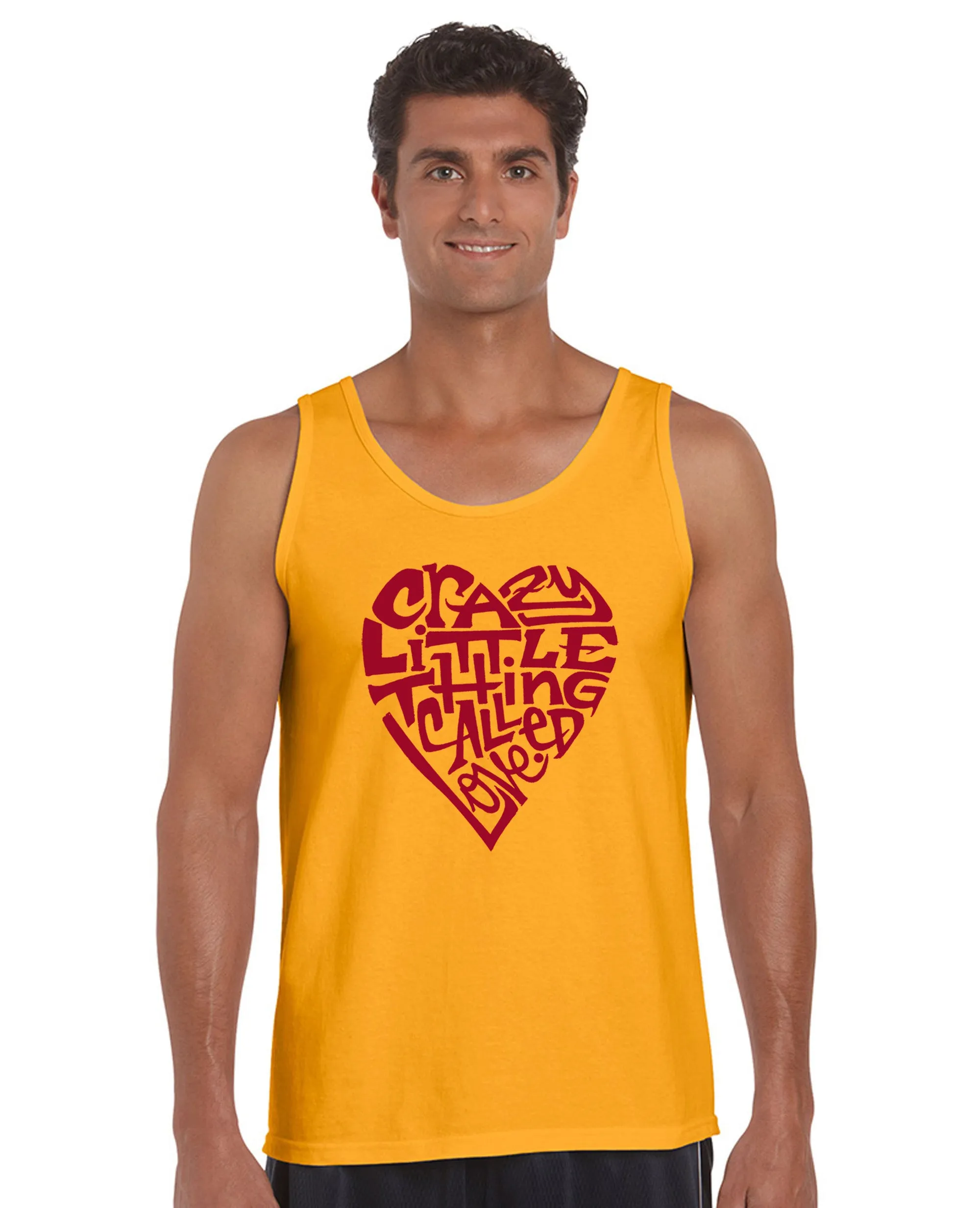 Crazy Little Thing Called Love - Men's Word Art Tank Top sold by LA Pop Art product image thumbnail 3