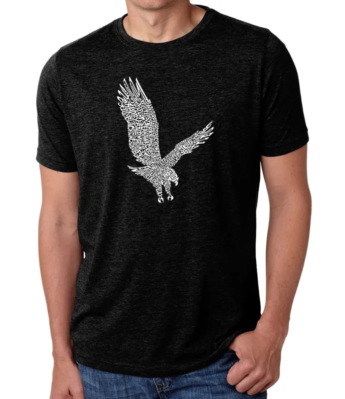 Eagle - Men's Premium Blend Word Art T-Shirt sold by LA Pop Art