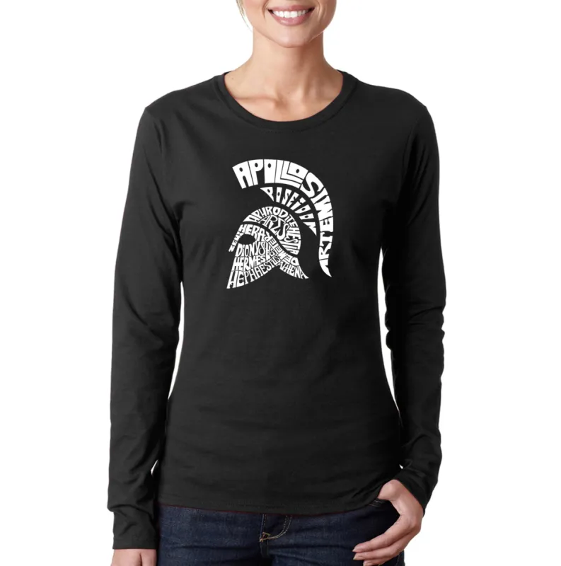 SPARTAN - Women's Word Art Long Sleeve T-Shirt sold by LA Pop Art