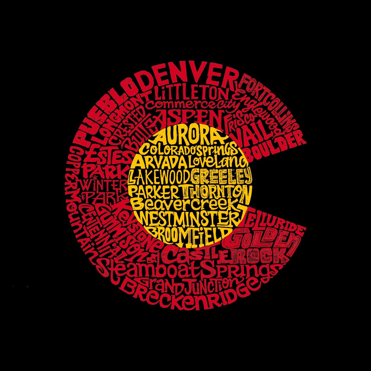 Colorado - Men's Word Art Tank Top sold by LA Pop Art product image thumbnail 2