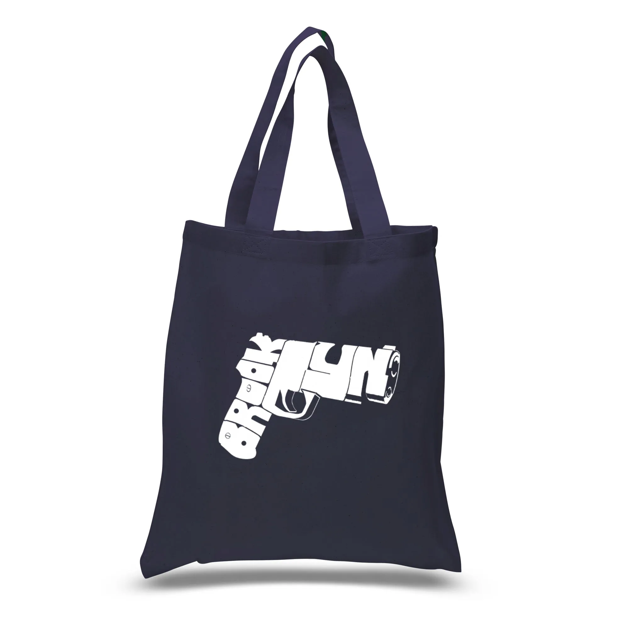 BROOKLYN GUN - Small Word Art Tote Bag sold by LA Pop Art product image thumbnail 4