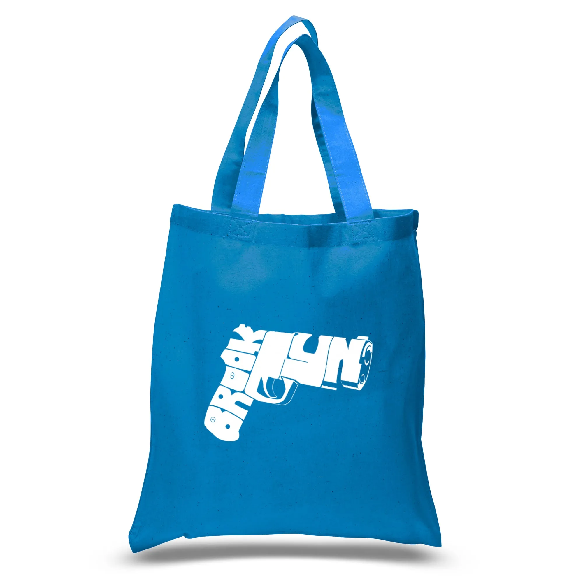 BROOKLYN GUN - Small Word Art Tote Bag sold by LA Pop Art product image thumbnail 5