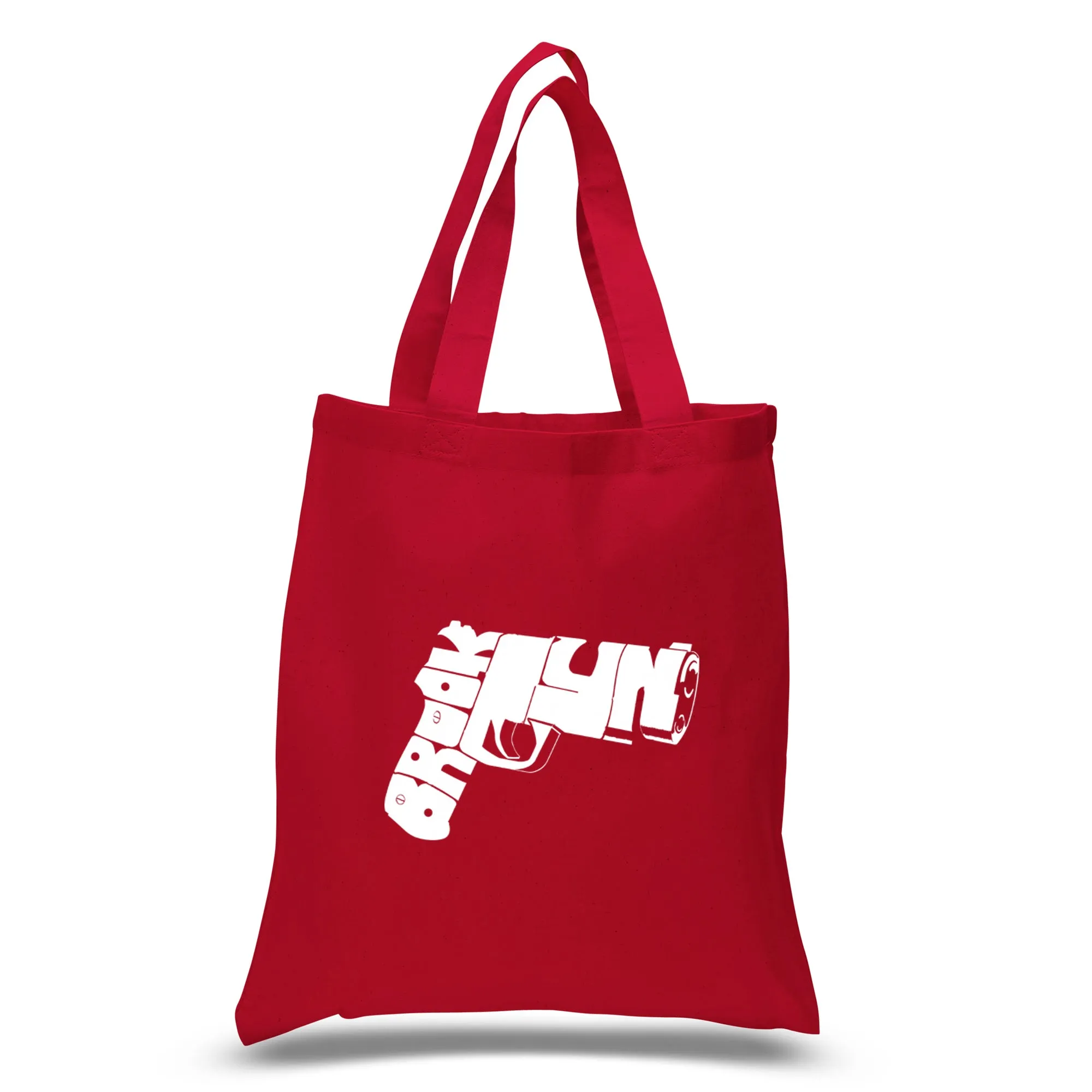 BROOKLYN GUN - Small Word Art Tote Bag sold by LA Pop Art product image thumbnail 3