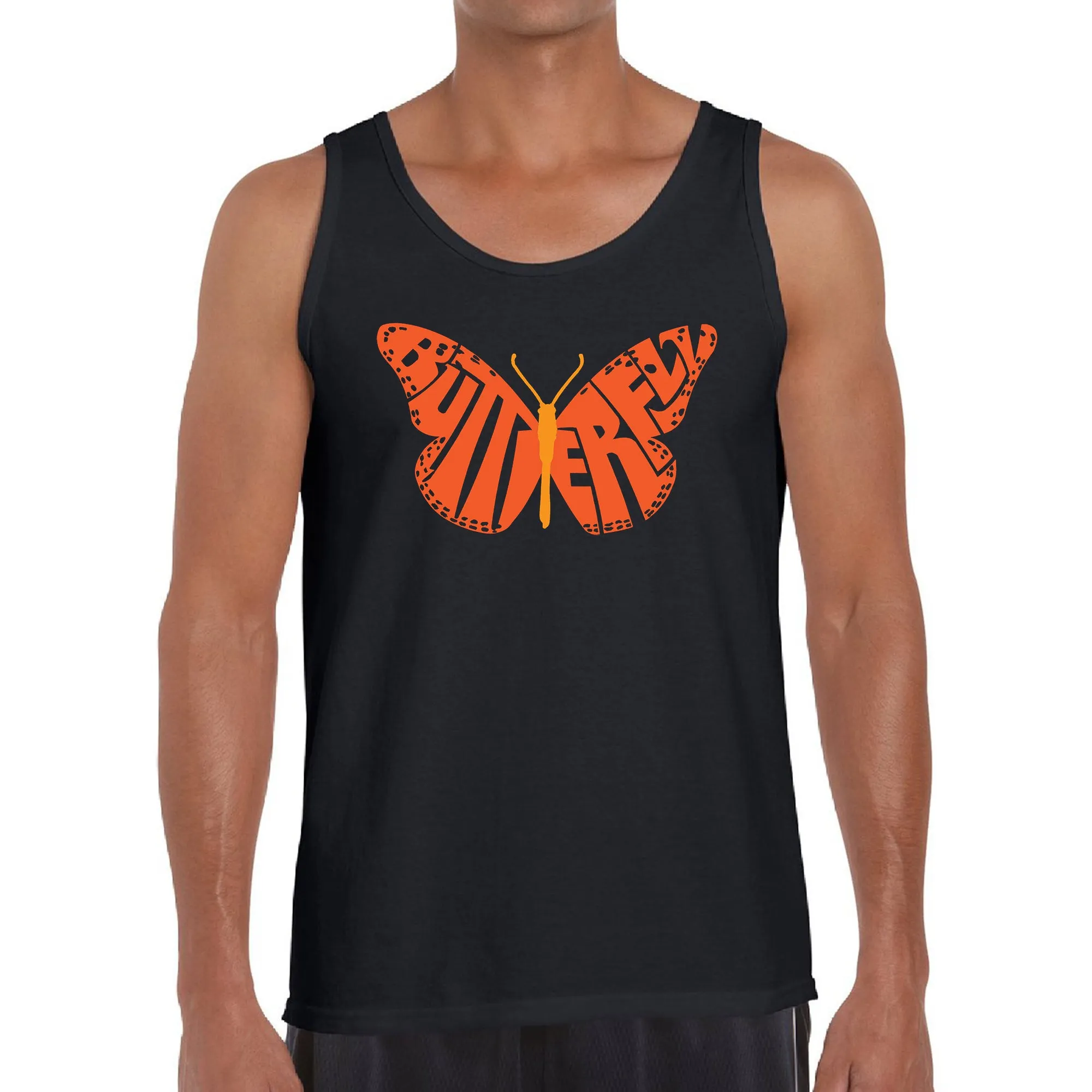 Butterfly - Men's Word Art Tank Top sold by LA Pop Art