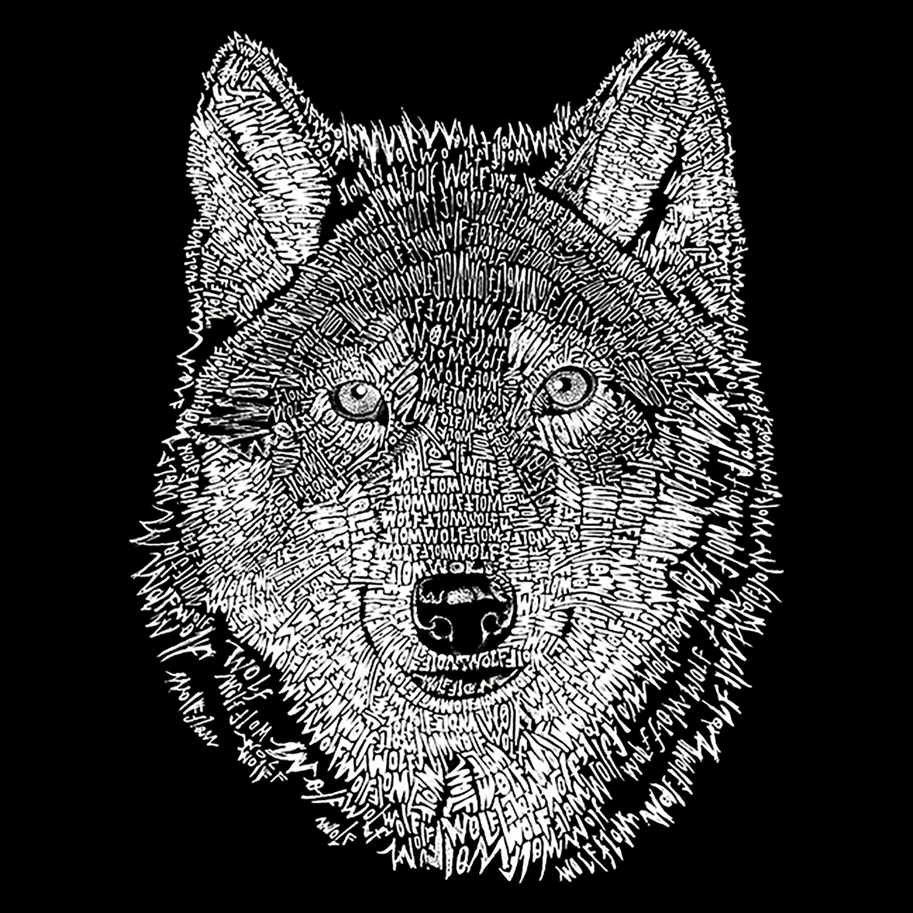Wolf - Women's Premium Blend Word Art T-Shirt sold by LA Pop Art product image thumbnail 2