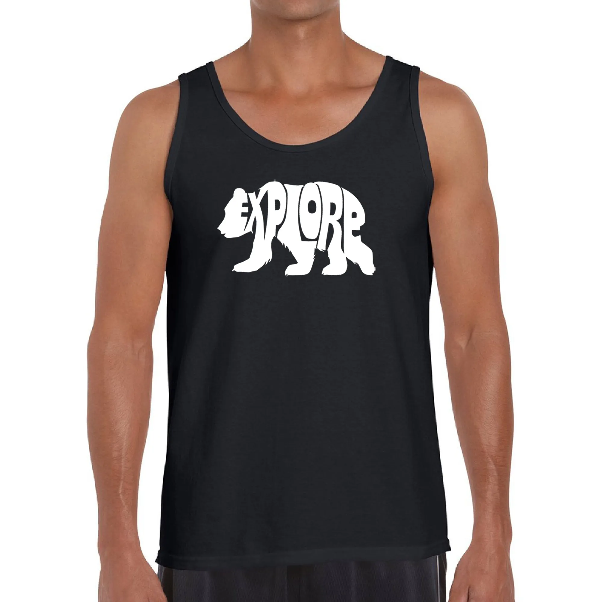 Explore - Men's Word Art Tank Top sold by LA Pop Art