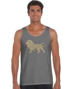 Lion - Men's Word Art Tank Top sold by LA Pop Art