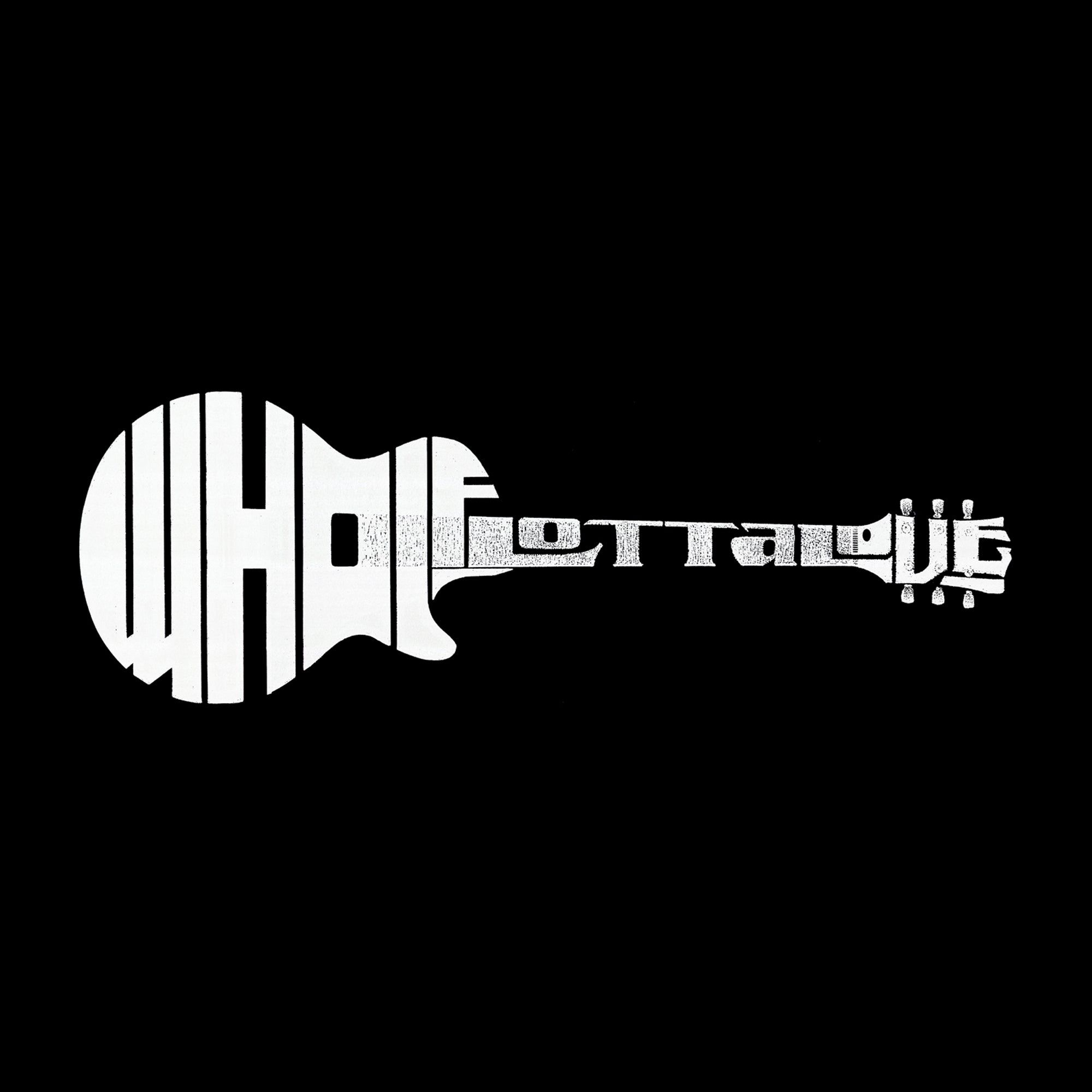 Whole Lotta Love - Men's Word Art Tank Top sold by LA Pop Art product image thumbnail 2