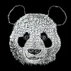 Panda - Women's Raglan Baseball Word Art T-Shirt sold by LA Pop Art