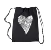 Lots of Love - Drawstring Backpack sold by LA Pop Art