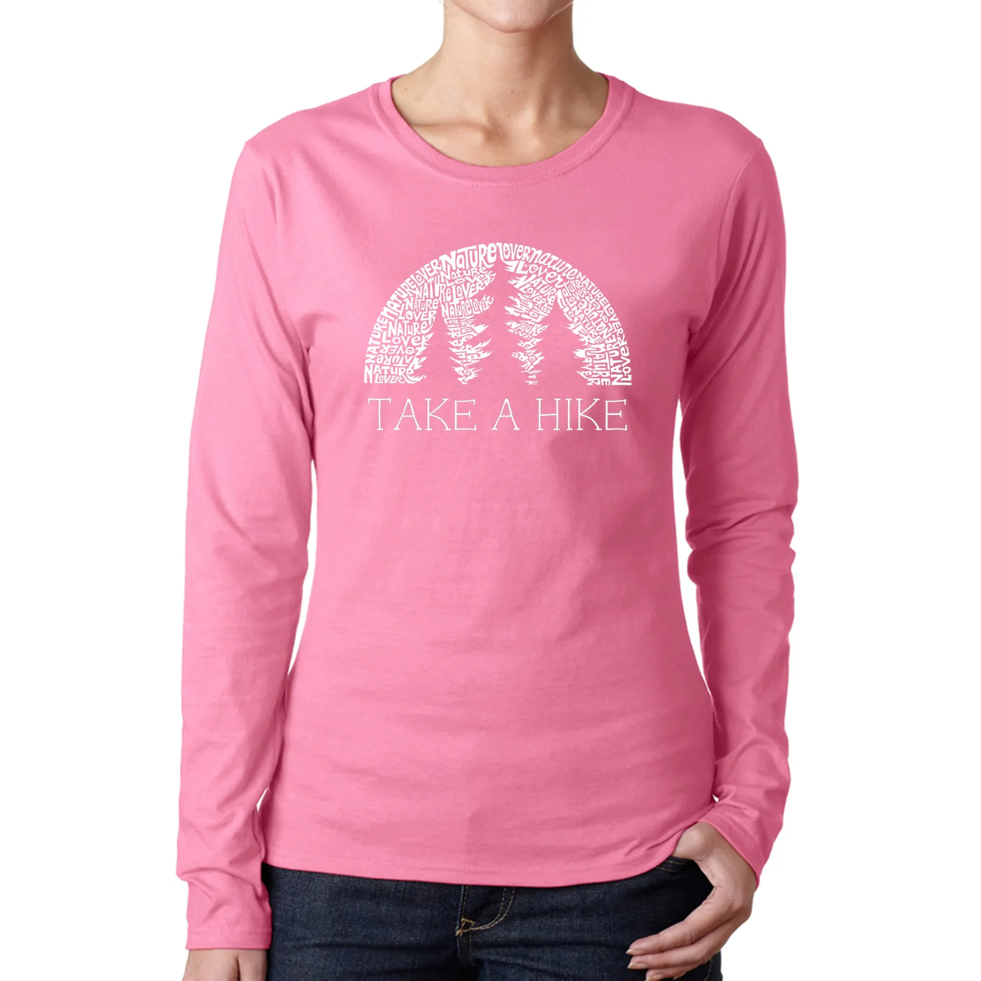 Nature Lover - Women's Word Art Long Sleeve T-Shirt sold by LA Pop Art product image thumbnail 3