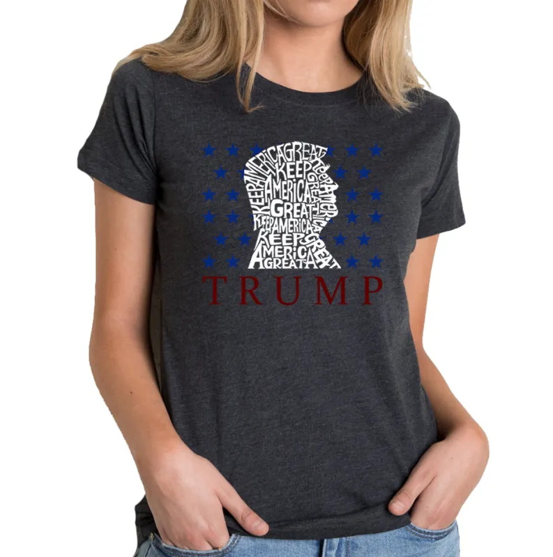 Keep America Great - Women's Premium Blend Word Art T-Shirt sold by LA Pop Art