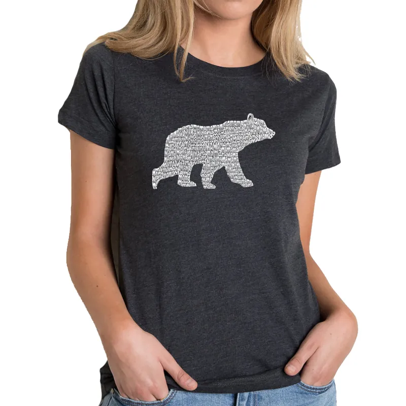 Mama Bear  - Women's Premium Blend Word Art T-Shirt sold by LA Pop Art