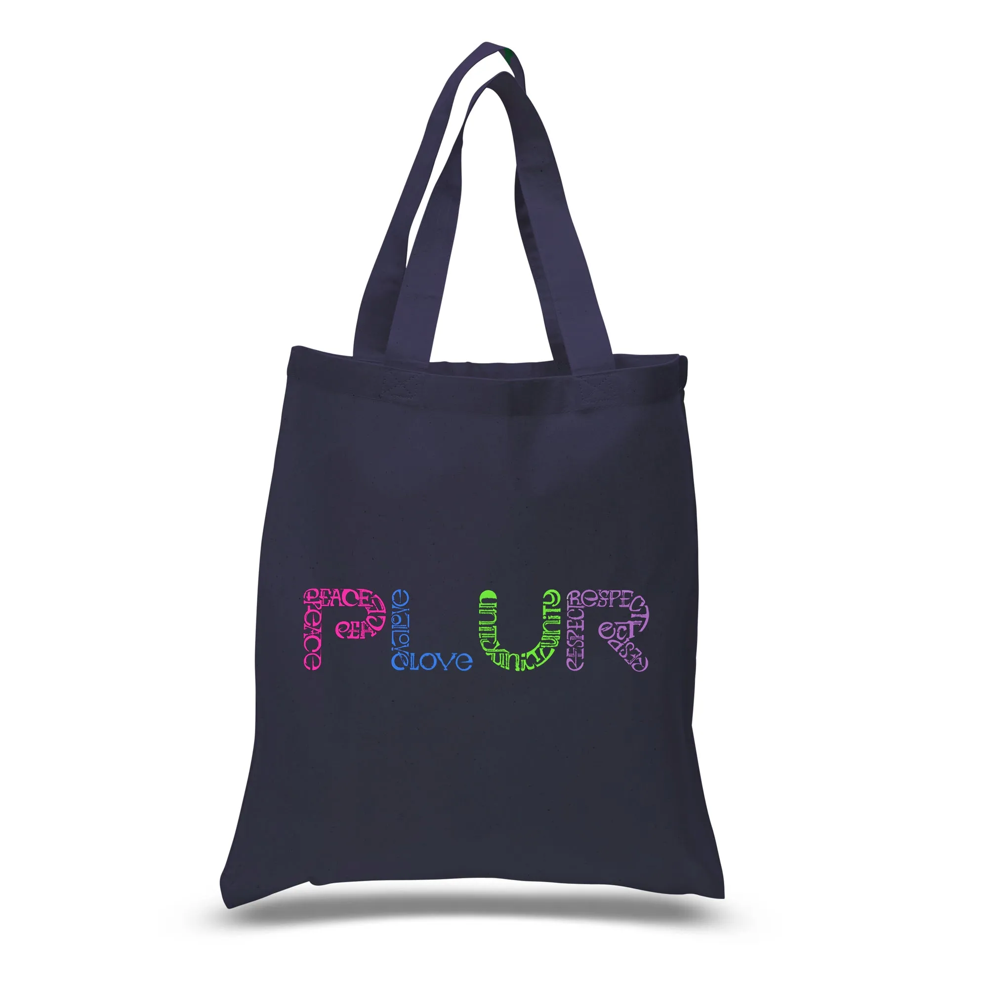 PLUR - Small Word Art Tote Bag sold by LA Pop Art product image thumbnail 4