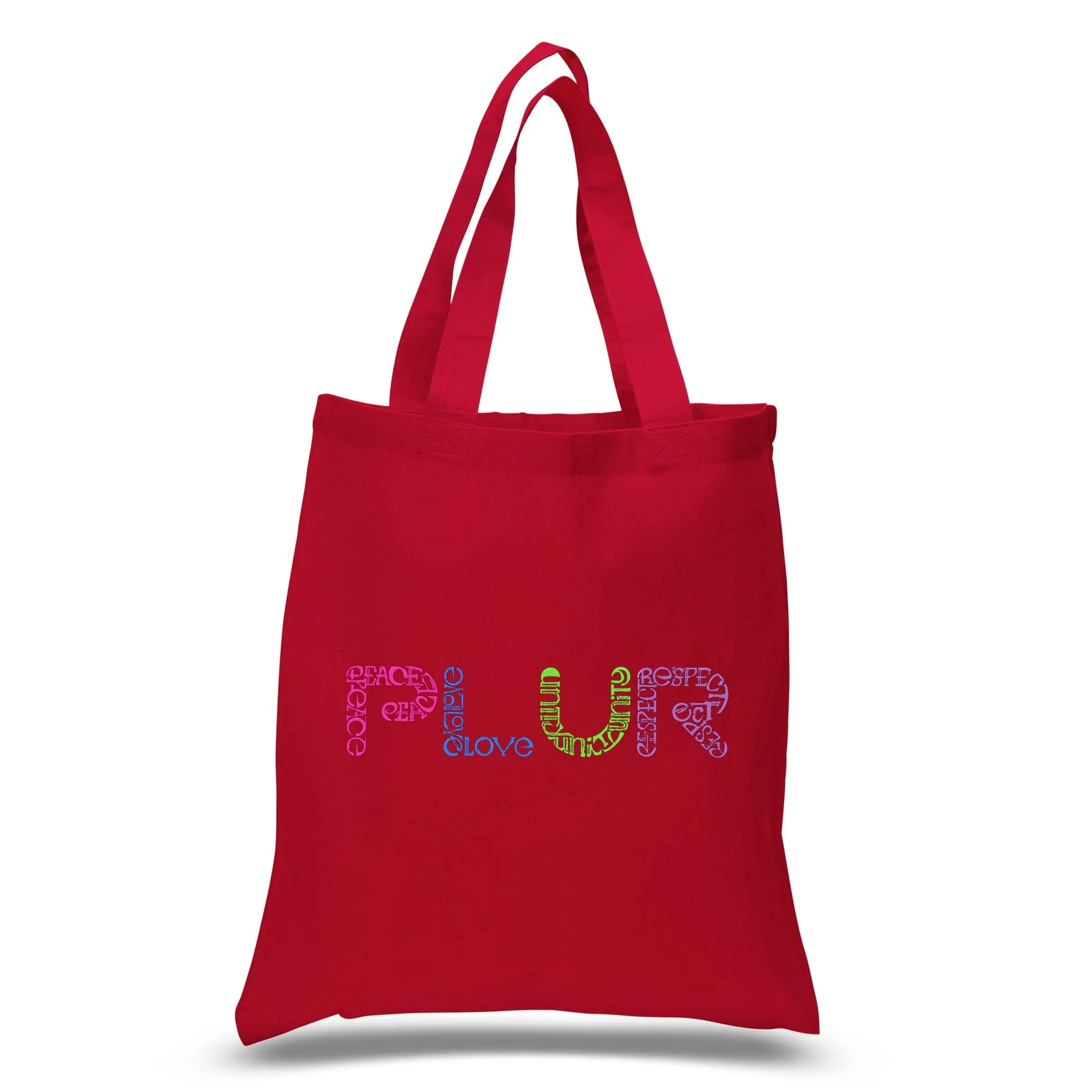 PLUR - Small Word Art Tote Bag sold by LA Pop Art product image thumbnail 3