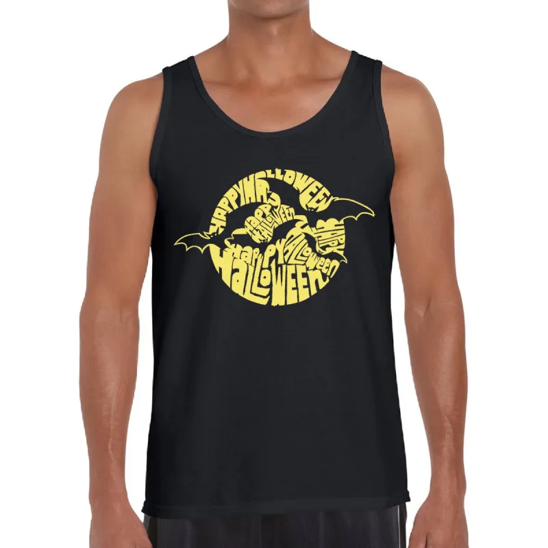 Halloween Bats - Men's Word Art Tank Top sold by LA Pop Art