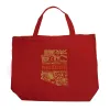 Az Pics - Large Word Art Tote Bag sold by LA Pop Art