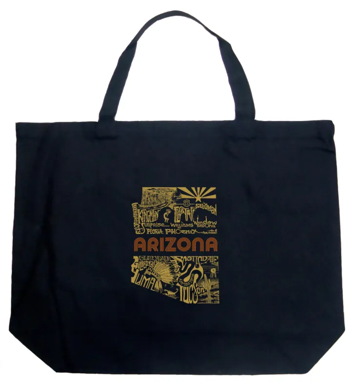Az Pics - Large Word Art Tote Bag sold by LA Pop Art