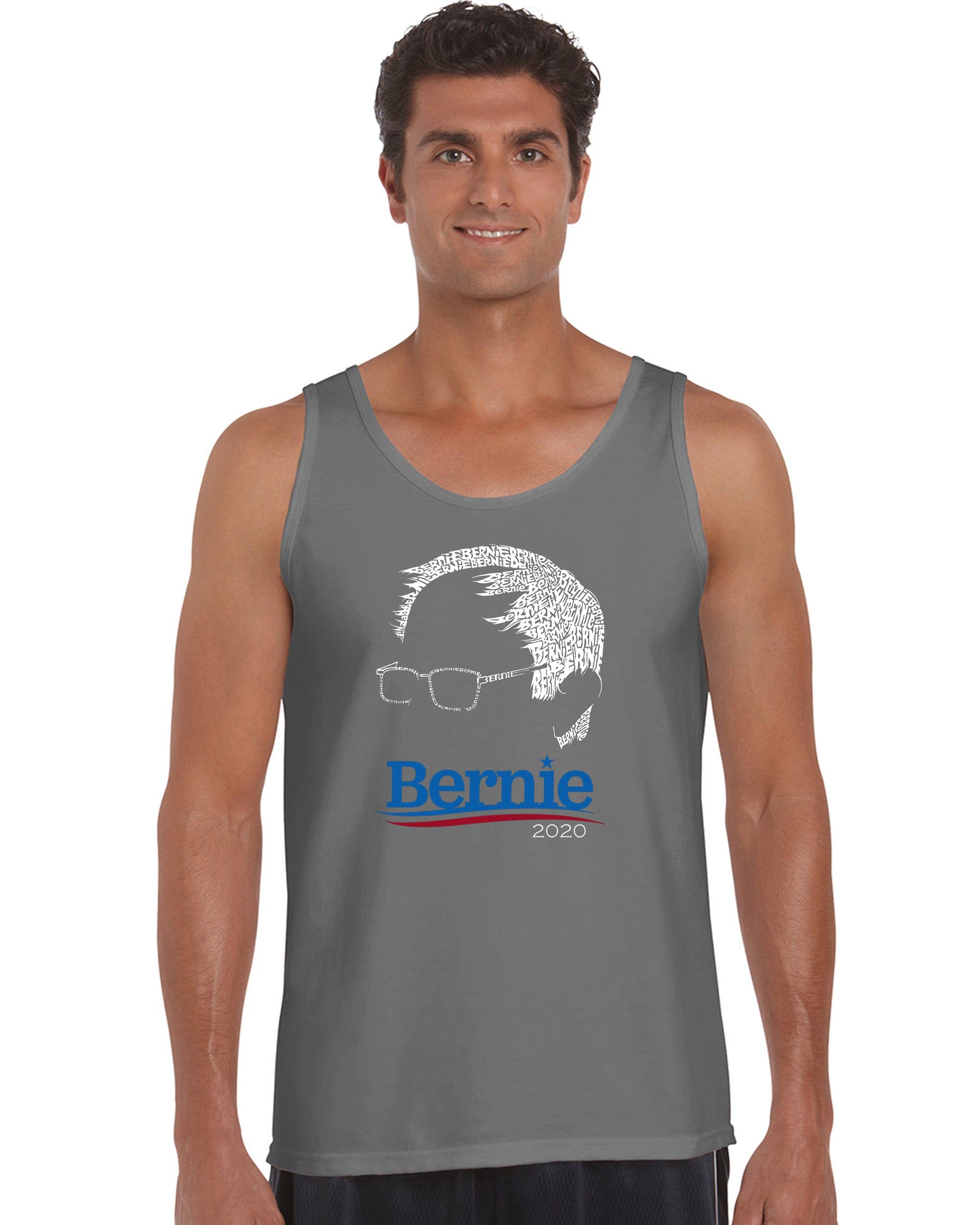 Bernie Sanders 2020 - Men's Word Art Tank Top sold by LA Pop Art product image thumbnail 5