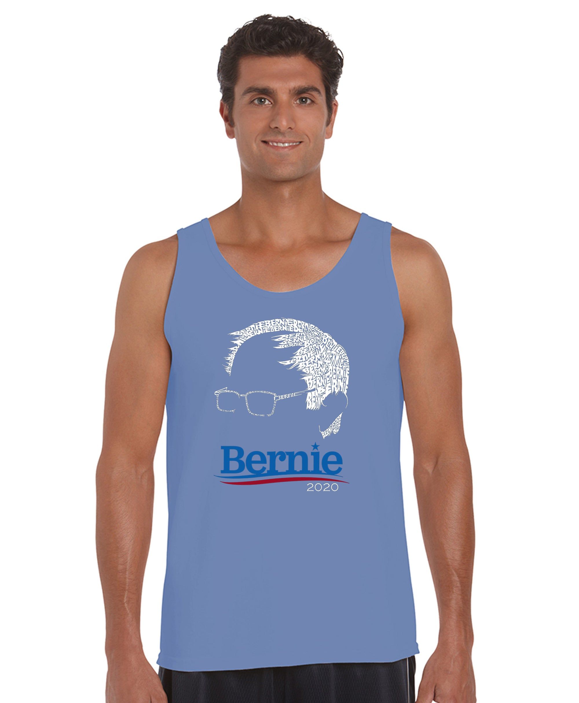Bernie Sanders 2020 - Men's Word Art Tank Top sold by LA Pop Art product image thumbnail 3