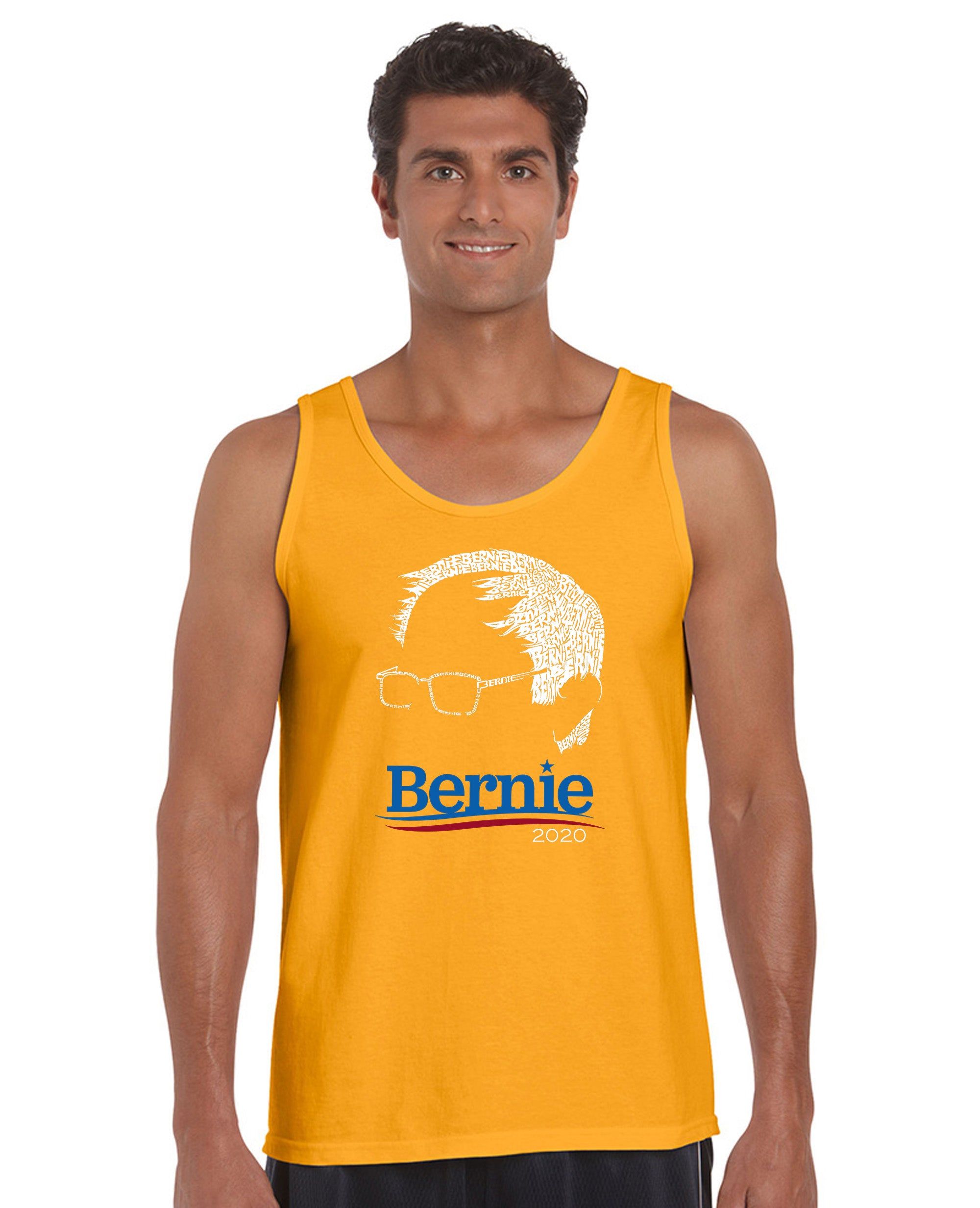 Bernie Sanders 2020 - Men's Word Art Tank Top sold by LA Pop Art product image thumbnail 4