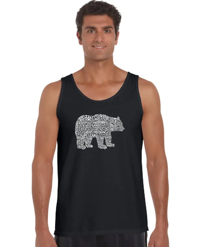 Bear Species - Men's Word Art Tank Top sold by LA Pop Art