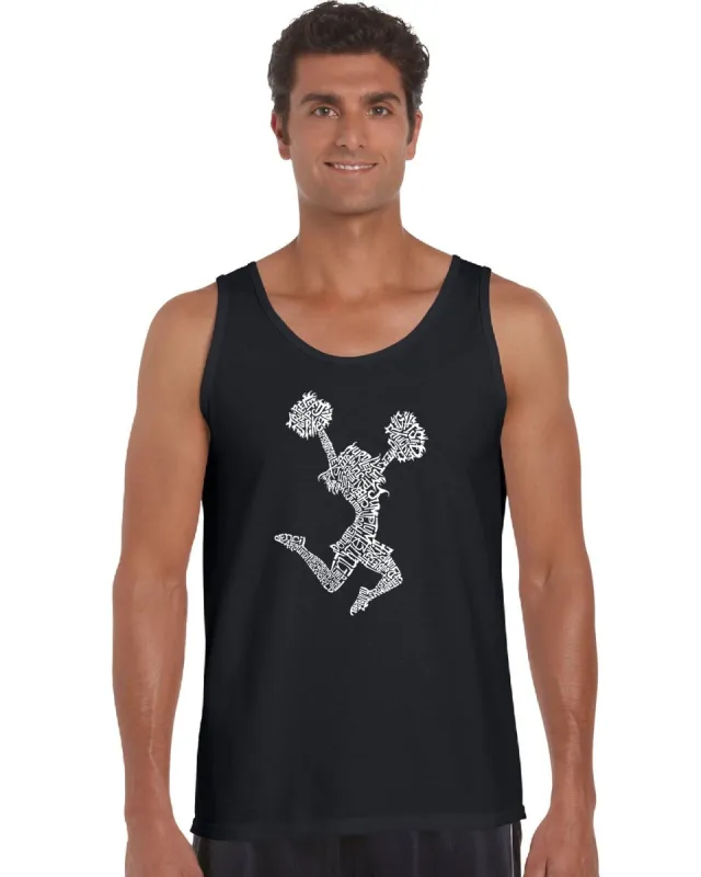 Cheer - Men's Word Art Tank Top sold by LA Pop Art