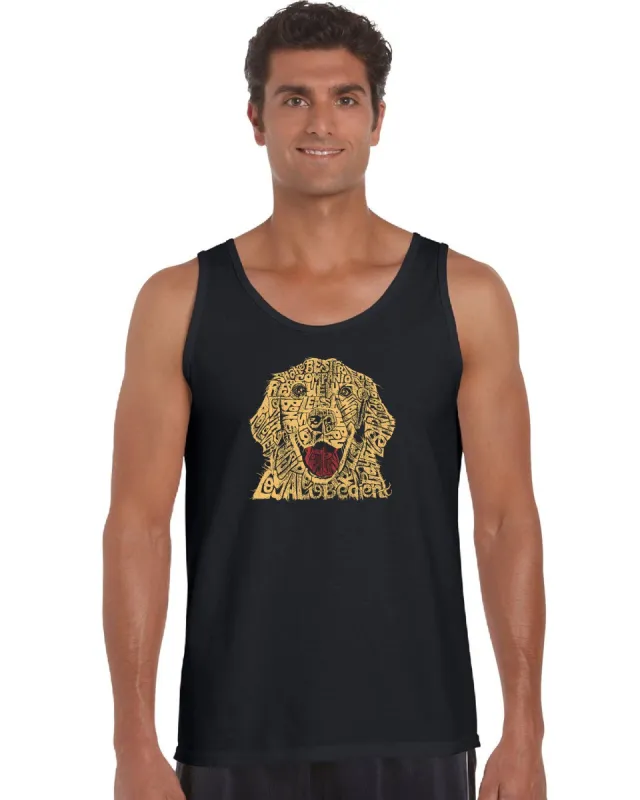 Dog - Men's Word Art Tank Top sold by LA Pop Art