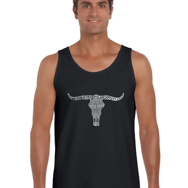 Names of Legendary Outlaws -  Men's Word Art Tank Top sold by LA Pop Art
