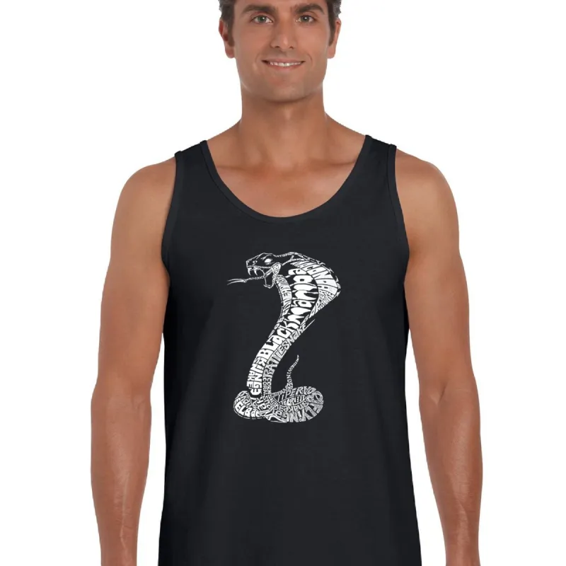 Types of Snakes -  Men's Word Art Tank Top sold by LA Pop Art