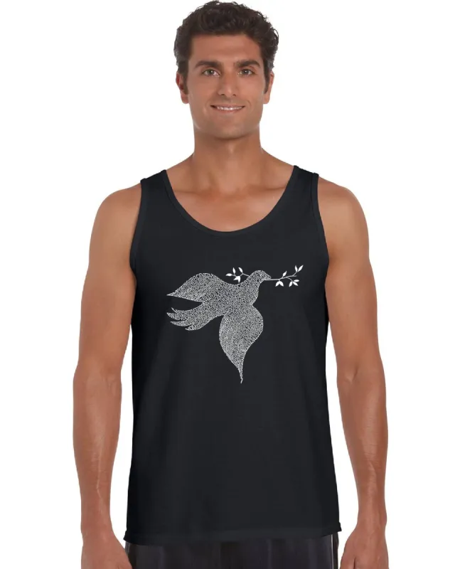 Dove -  Men's Word Art Tank Top sold by LA Pop Art